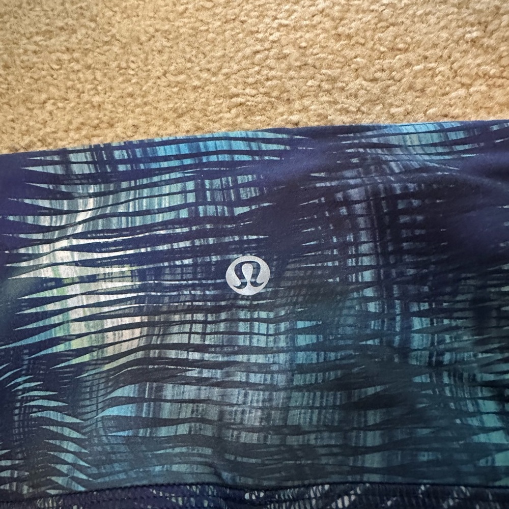 Lululemon Blue Patterned Leggings